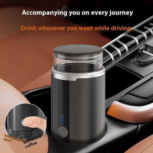 Portable Rechargeable Capsule Coffee Machine – Travel & Home