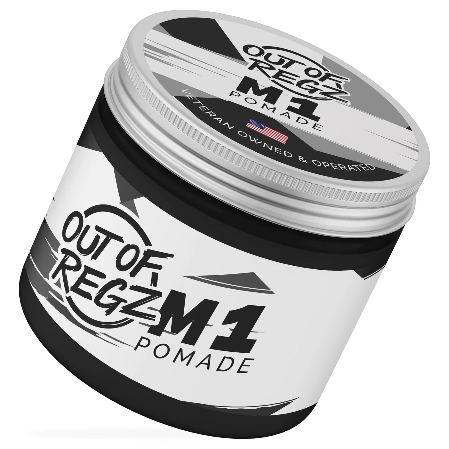 Out of Regz M1 Hair Pomade for Men - Medium Hold Pomade 4oz - Matte Finish Good Control & Clean Scent - Flexible Water Based Pomade
