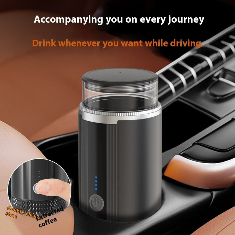 Portable Rechargeable Capsule Coffee Machine – Travel & Home
