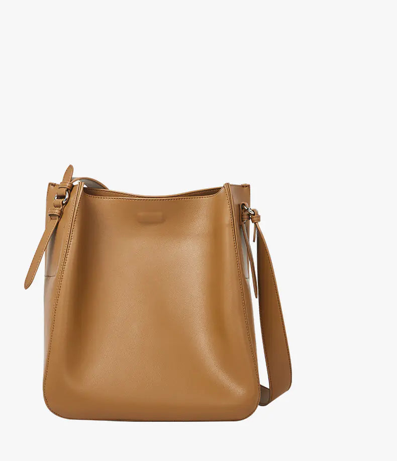 2022 New Vintage Leather Women's Bucket Bag