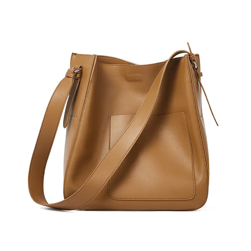 2022 New Vintage Leather Women's Bucket Bag