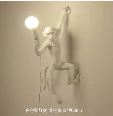 Vintage Industrial Monkey Rope Hanging Light Fixture