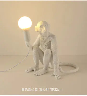 Vintage Industrial Monkey Rope Hanging Light Fixture