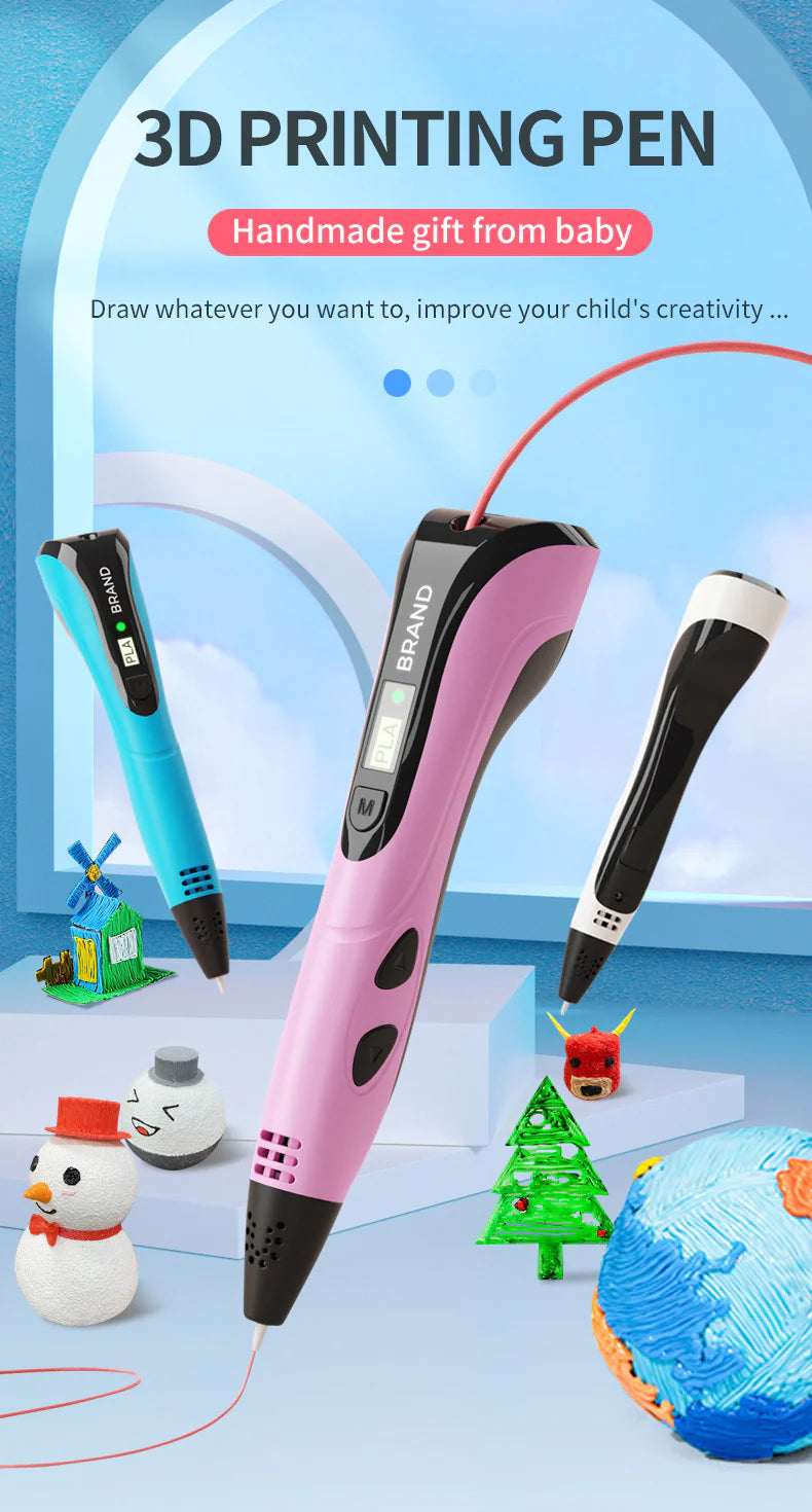 Kids 3D Art Creator Pen – Imagine, Design & Build