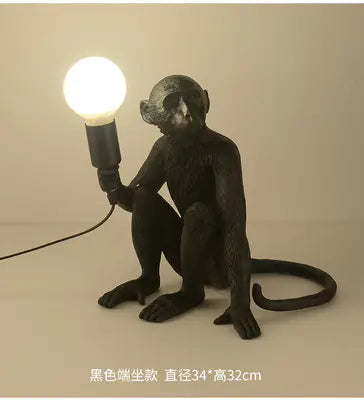 Vintage Industrial Monkey Rope Hanging Light Fixture