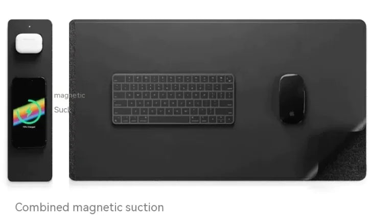 Magnetic Wireless     Charging Mouse Pad -15 W Fast Charge